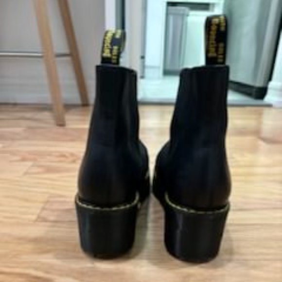 ROMETTY WYOMING LEATHER PLATFORM CHELSEA BOOTS - Picture 3 of 4